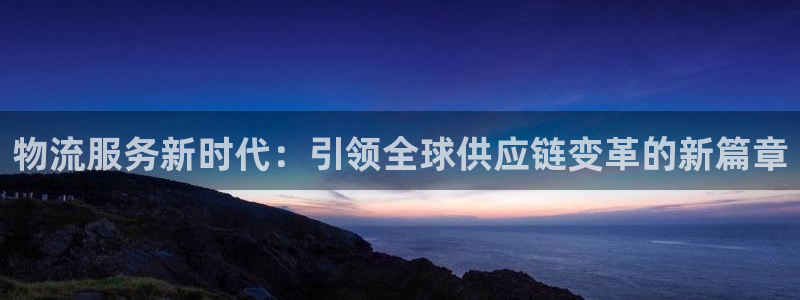 狗子28网站怎么注册:物流服务新时代